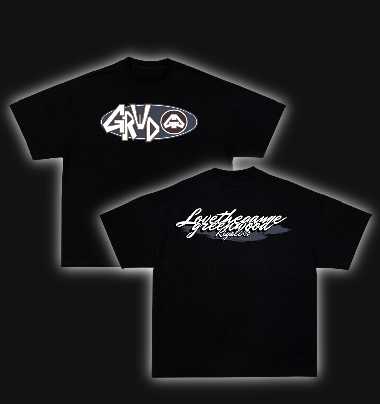 LoveTheGame Black & Navy tee.