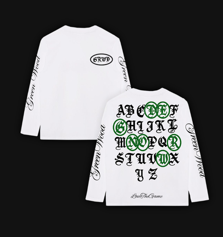 G alphabet long sleeve.