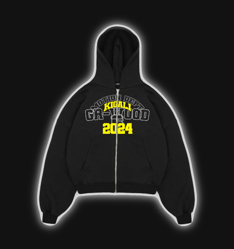 GRWD zip-up hoodie.