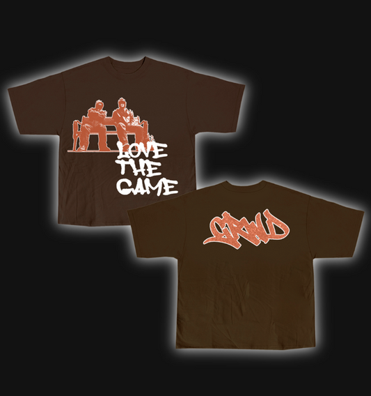 LTG brown tee.