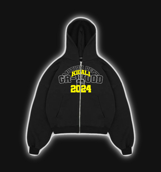 GRWD zip-up hoodie.
